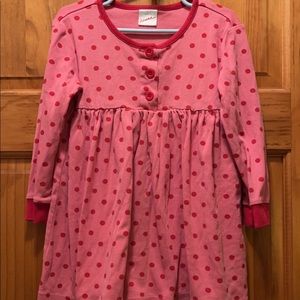 Hanna Andersson Pink Polka Dot Dress